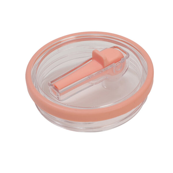 Insulated Stainless Steel Tumbler with Comfort-Grip Handle and Straw Lid