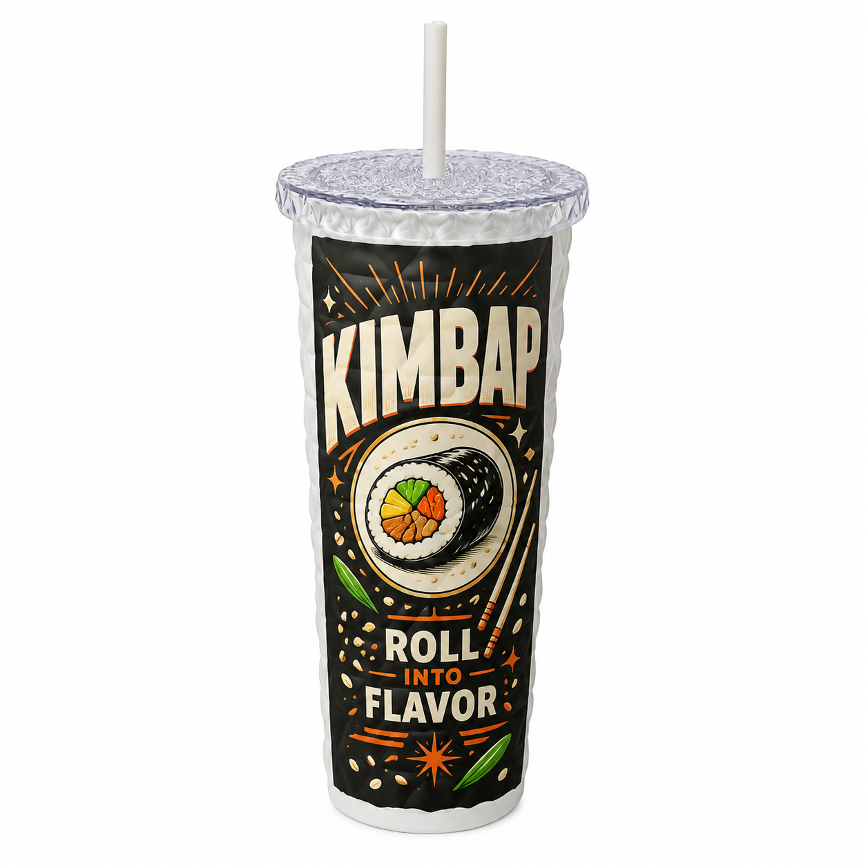 Stainless Steel Tumbler with Removable Straw and Wide-Mouth Lid - Image 1