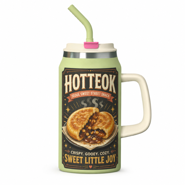 Insulated Stainless Steel Tumbler Jug with Handle and 2-in-1 Lid