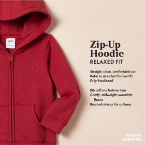 Girls Toddler Fleece Zip Up Hoodie Sweatshirt - Image 2