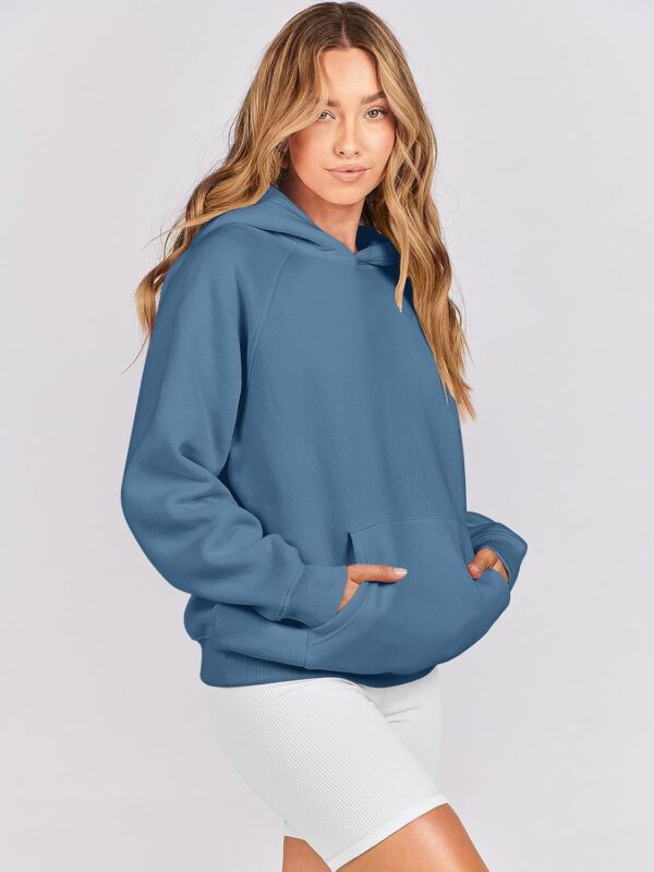 Women Oversized Fleece Long Sleeve Pullover Sweatshirt